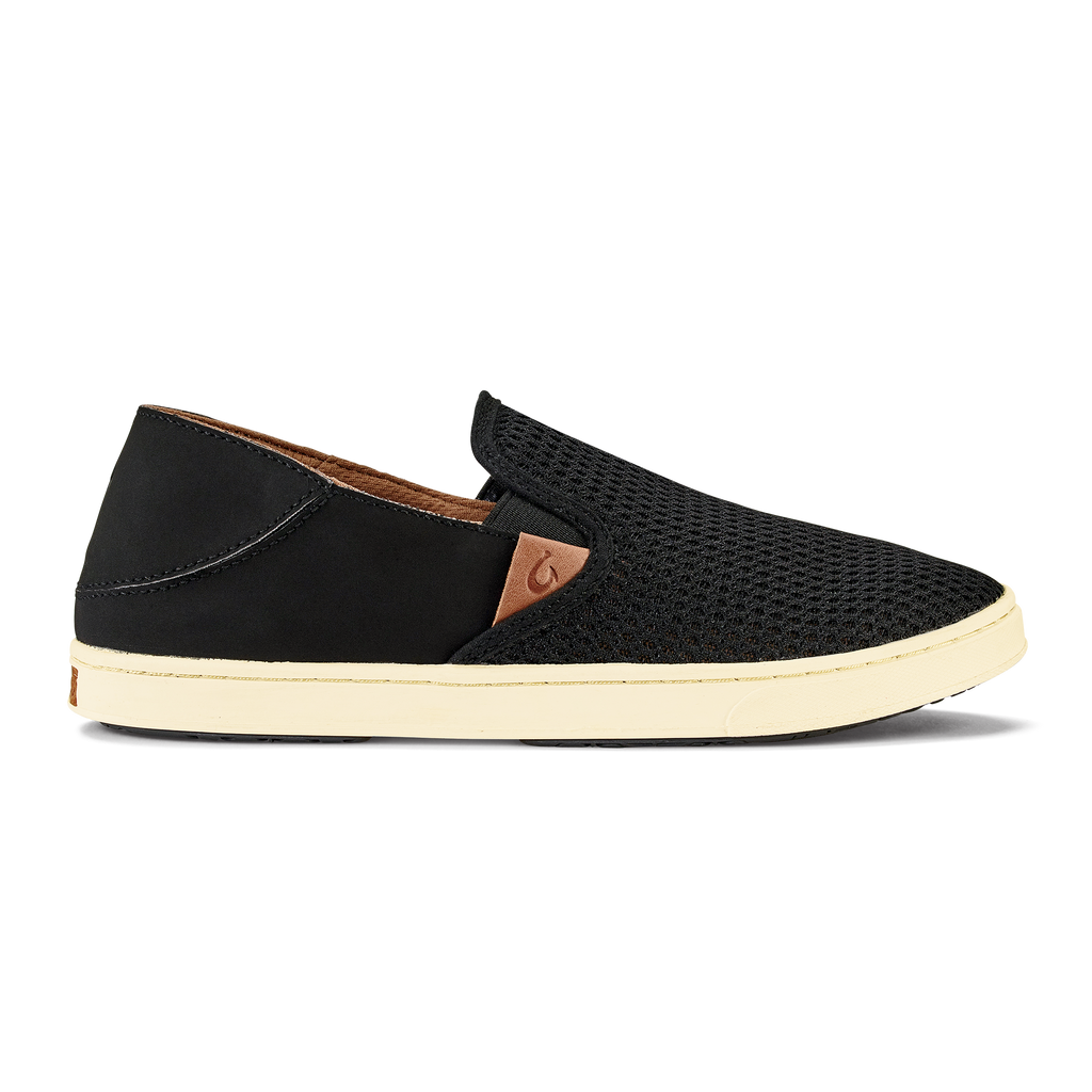 OluKai Women's Pehuea Slip-On Sneakers Footwear Olukai Black 6.5 