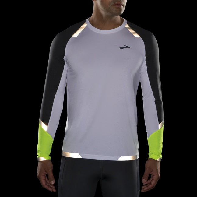 Brooks Mens Run Visible Long Sleeve Apparel Brooks