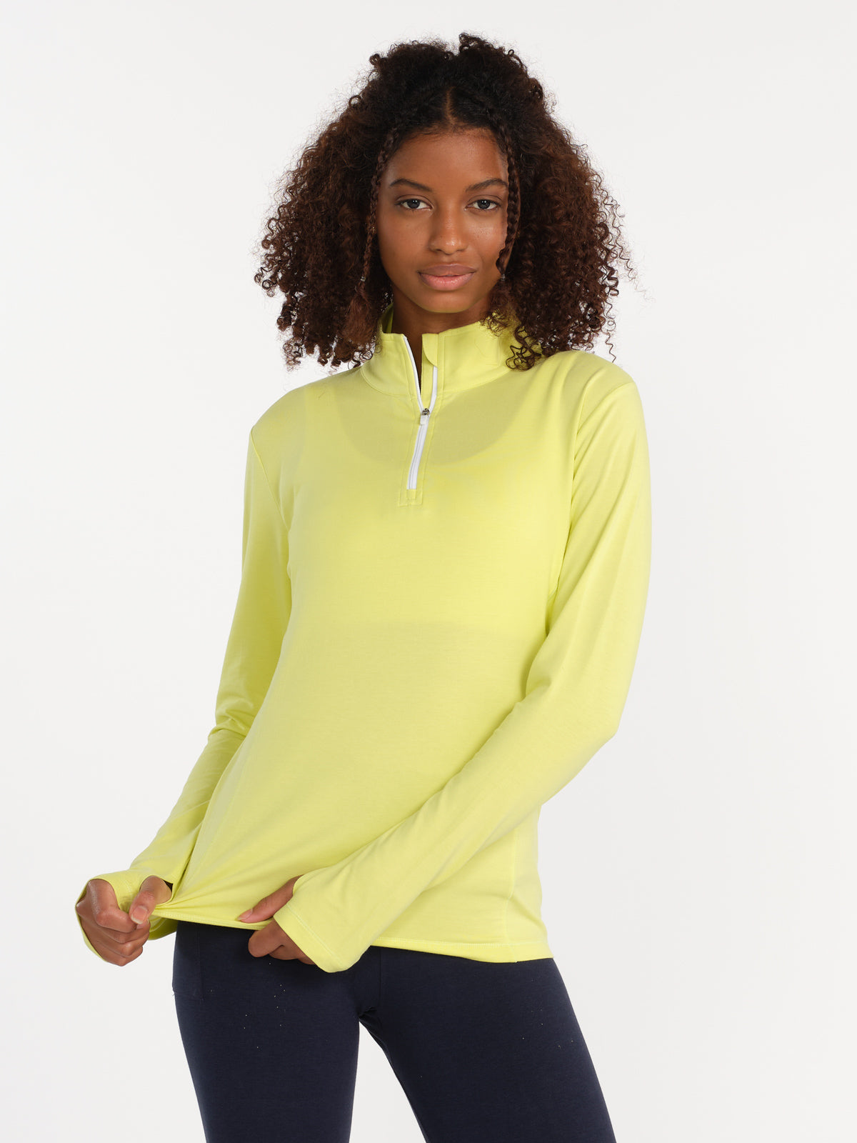 Tasc Women's Recess Quarter Zip Sale Apparel Tasc Energy Green XSmall