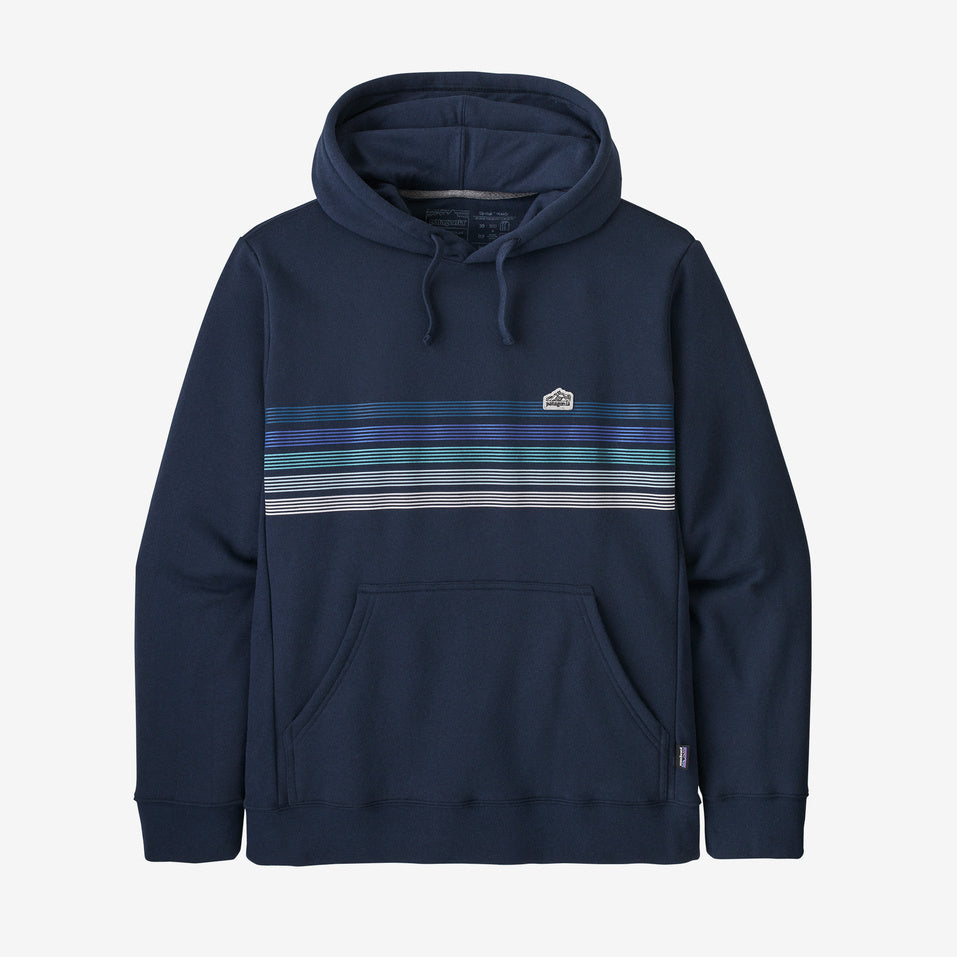 Patagonia Mens Line Logo Ridge Stripe Uprisal Hoody Apparel Patagonia New Navy-NENA Small