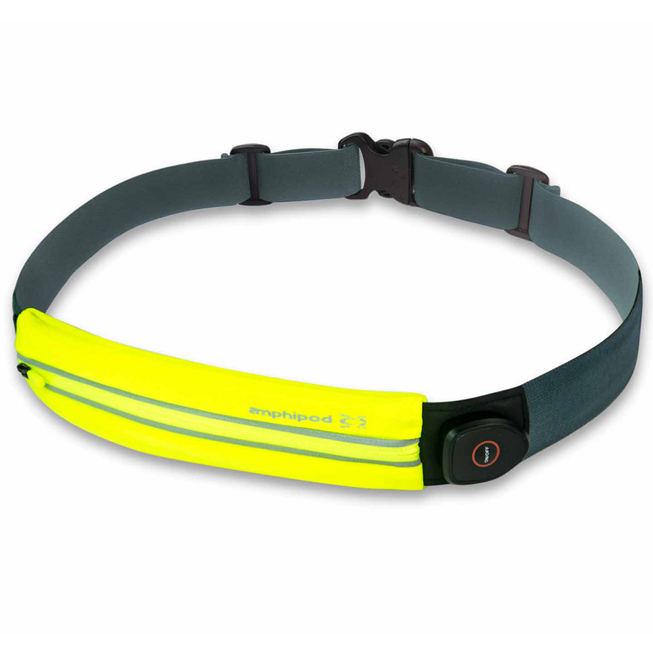 Amphipod Microstretch-Flash™ Rechargeable Waistpack Accessories AMPHIPOD, INC. Hi-Viz Lime