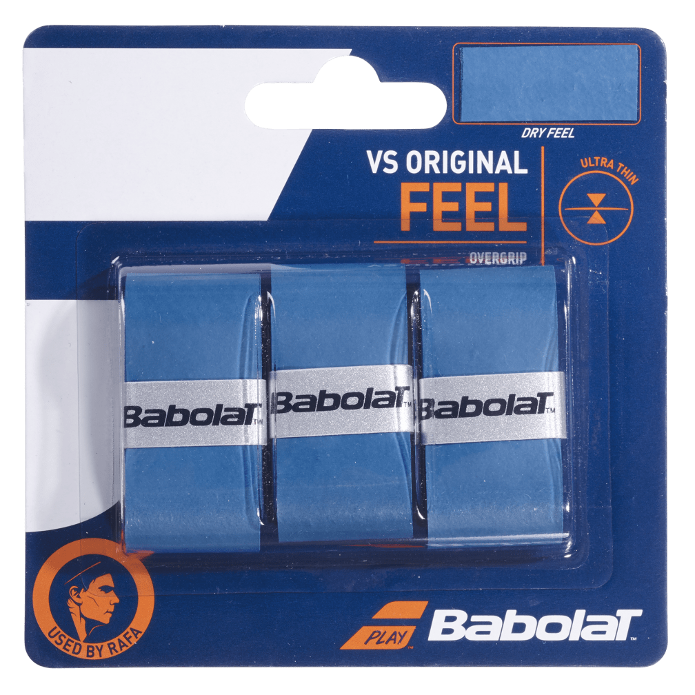 Babolat VS Original X3 Overgrip 3 Pack Accessories Babolat Blue