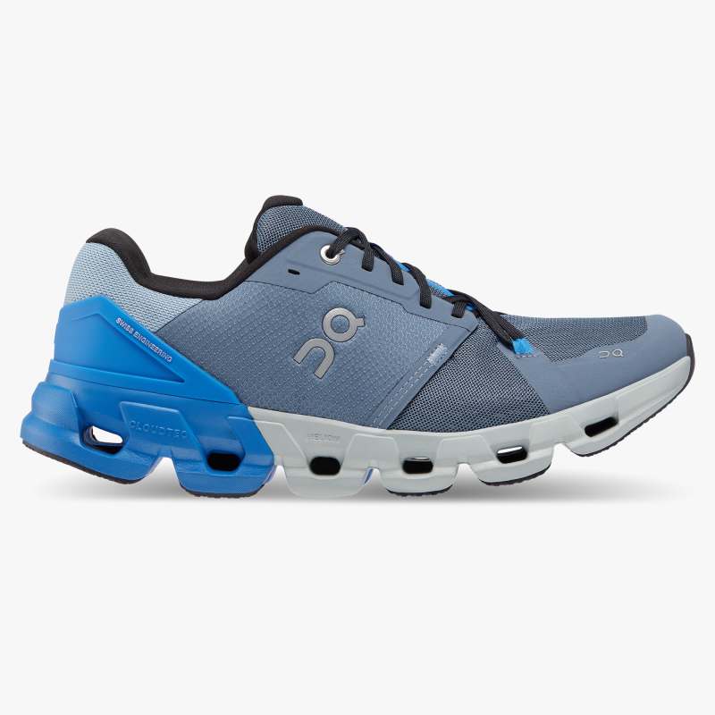 ON Men's Cloudflyer 4 Footwear ON Metal/Lapis 8 