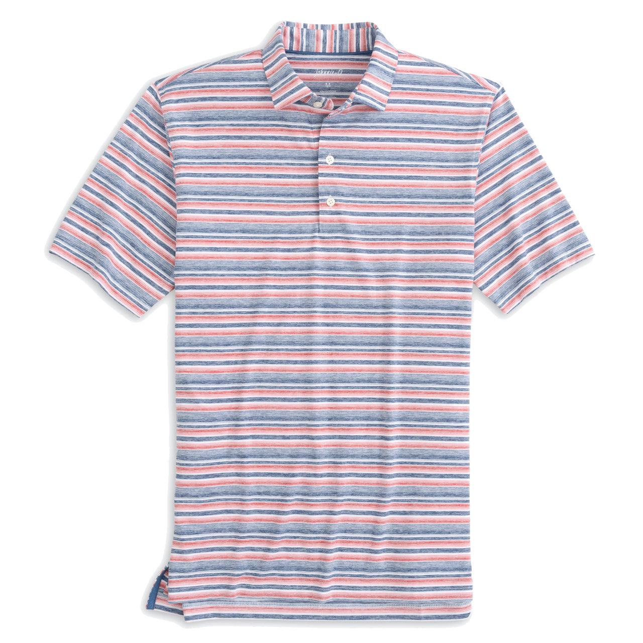 Johnnie O Mens Gully Performance Striped Polo Apparel Johnnie-O Small Lake