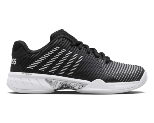 K-Swiss Women's Hypercourt Express 2 Footwear K-Swiss Black/White/Silver-085 6 Medium