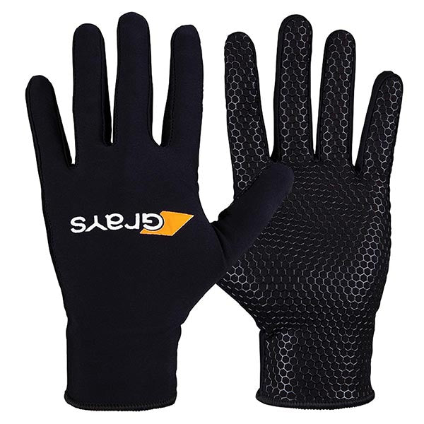 GRAYS Skinful Pro Field Hockey Gloves Equipment Longstreth XSmall Black