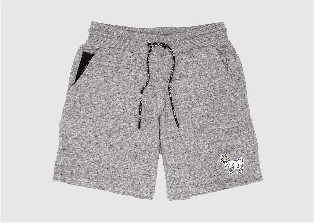 Goat USA Boys' Relaxed Knit Shorts Apparel Goat USA Gray Heather Boys' Medium 