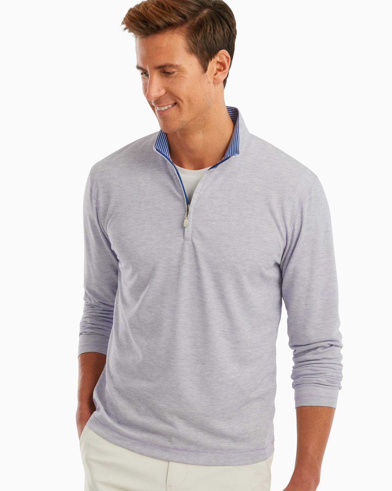 Johnnie-O Men's Randall 1/4 Zip Pullover Apparel Johnnie-O Seal Medium
