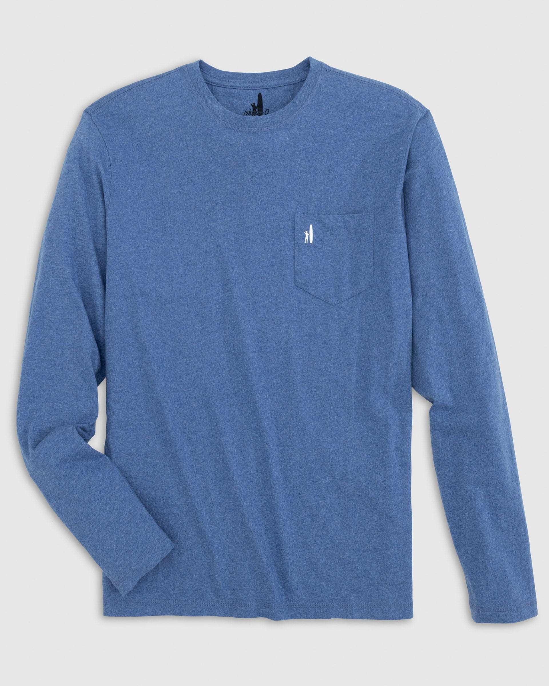 Johnnie O Mens Heathered Brennan Long Sleeve Tee Apparel Johnnie-O Oceanside Small