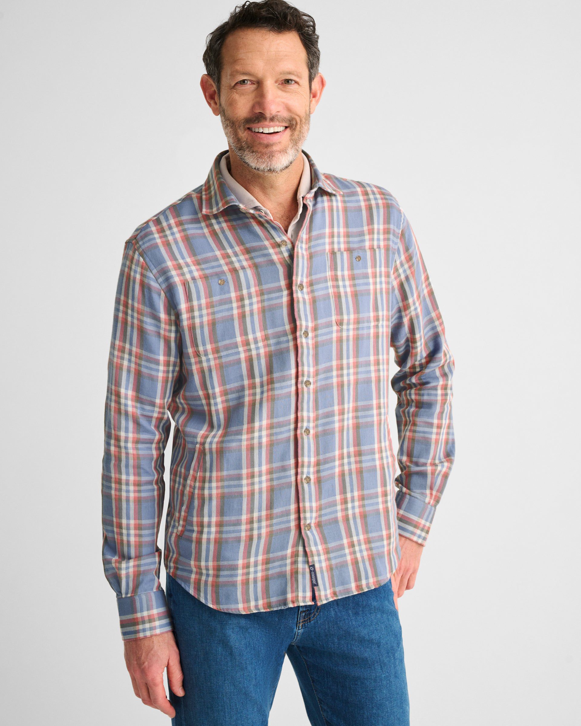 Johnnie-O Men's Messer Surflannel Button Up Shirt Jacket Apparel Johnnie-O