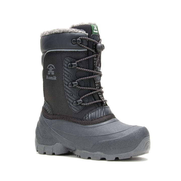 Kamik Kids The Luke 3 Winter Boot Footwear KAMIK Black-BLK 1