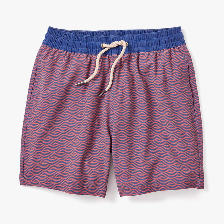 Fair Harbor Boys' Bayberry Trunk Apparel Fair Harbor Red Waves Youth Small