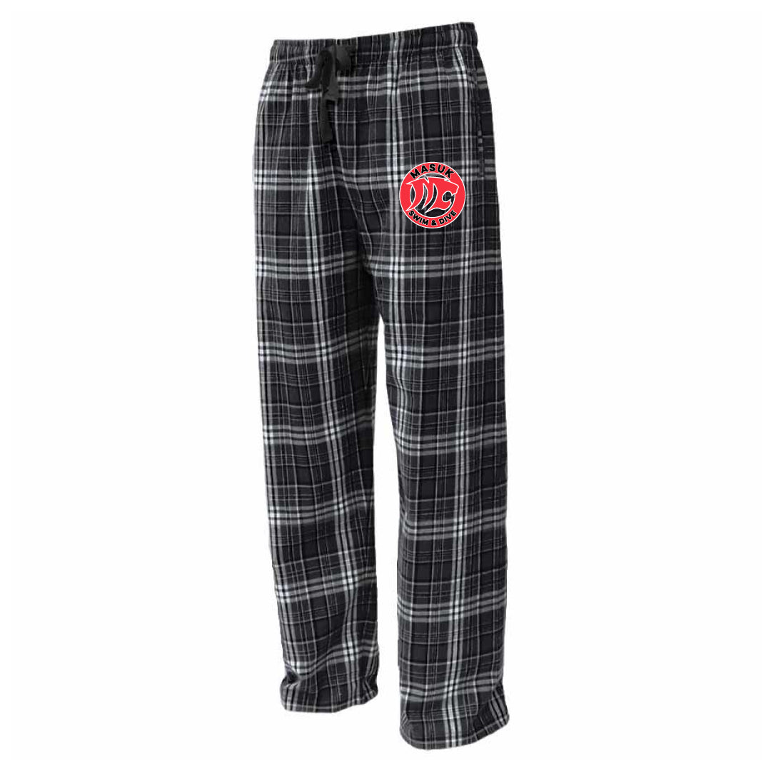 Masuk Girls Swim & Dive Flannels Logowear Masuk Girls Swim & Dive Black/White Adult XS