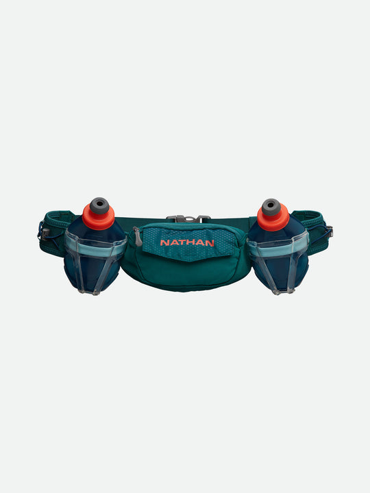 Nathan TrailMix Plus Hydration Belt Accessories United Sports Brands Storm Green/Hot Red