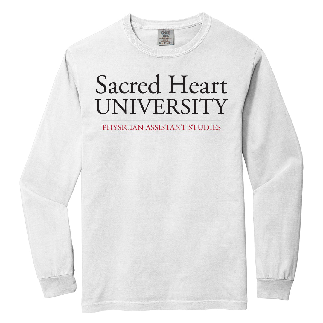 SHU MPAS Beach Washed Cotton Long Sleeve Logowear SHU MPAS White Adult S