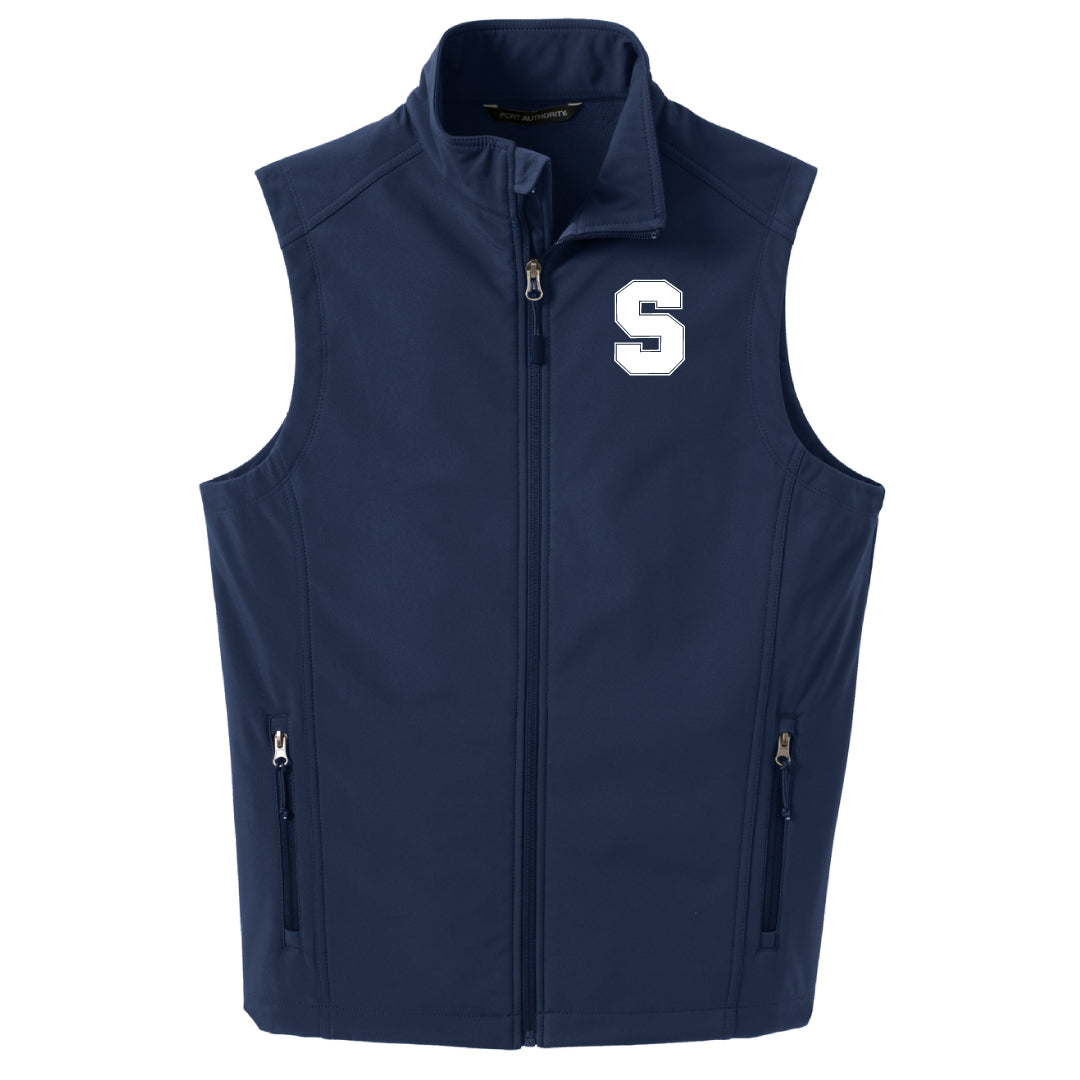 Staples Softshell Faculty Vest Logowear Staples Faculty Ladies XS Navy