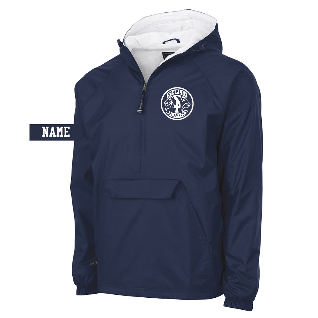 Staples Players 1/4 Zip Wind Jacket Logowear Staples Players Navy Adult S