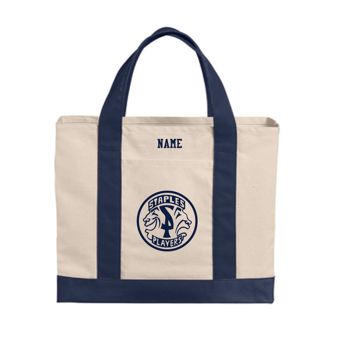 Staples Players Tote Bag Logowear Staples Players 13.5"h x 14"w x 5.5"d