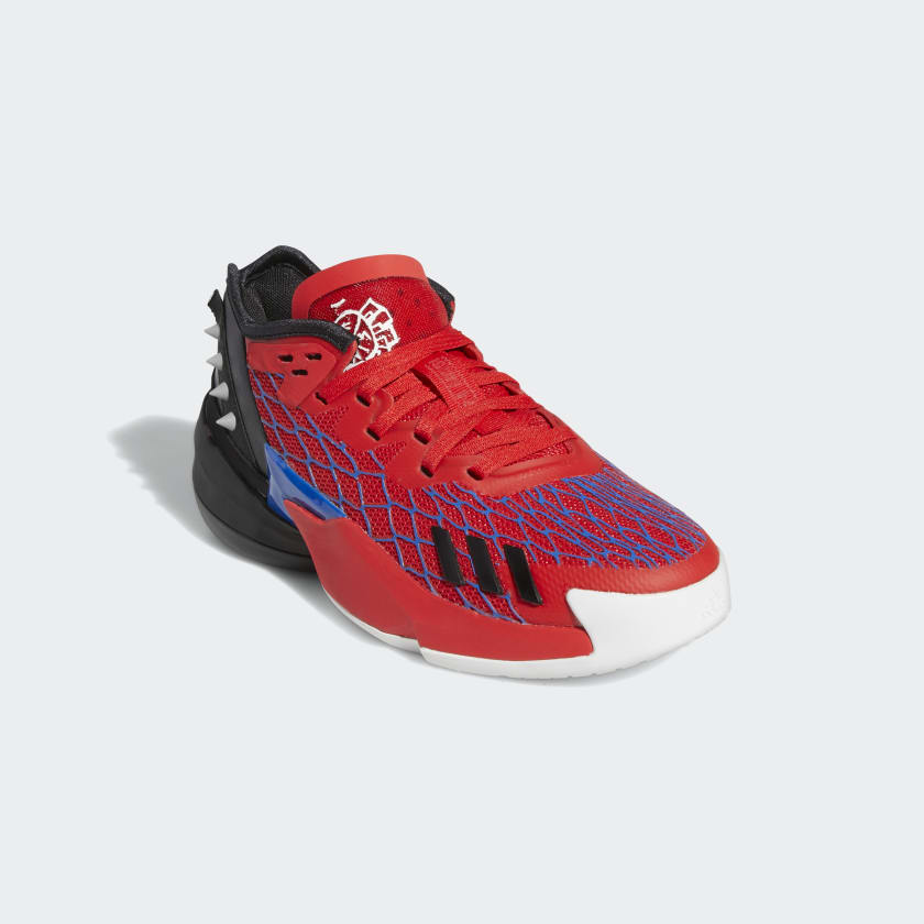 adidas Kids' Super D.O.N Issue 4 Footwear Adidas 3.5 Blue/Vivid Red/Core Black-HR1616 