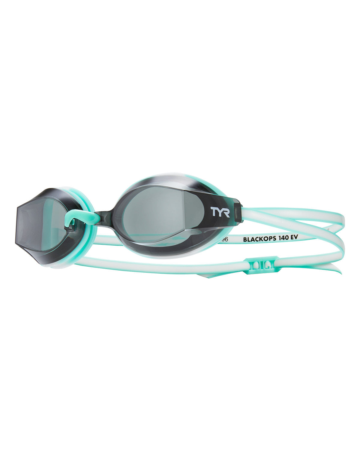 TYR BlackOps 140 EV Racing Women's Goggles Equipment TYR Smoke/Mint  