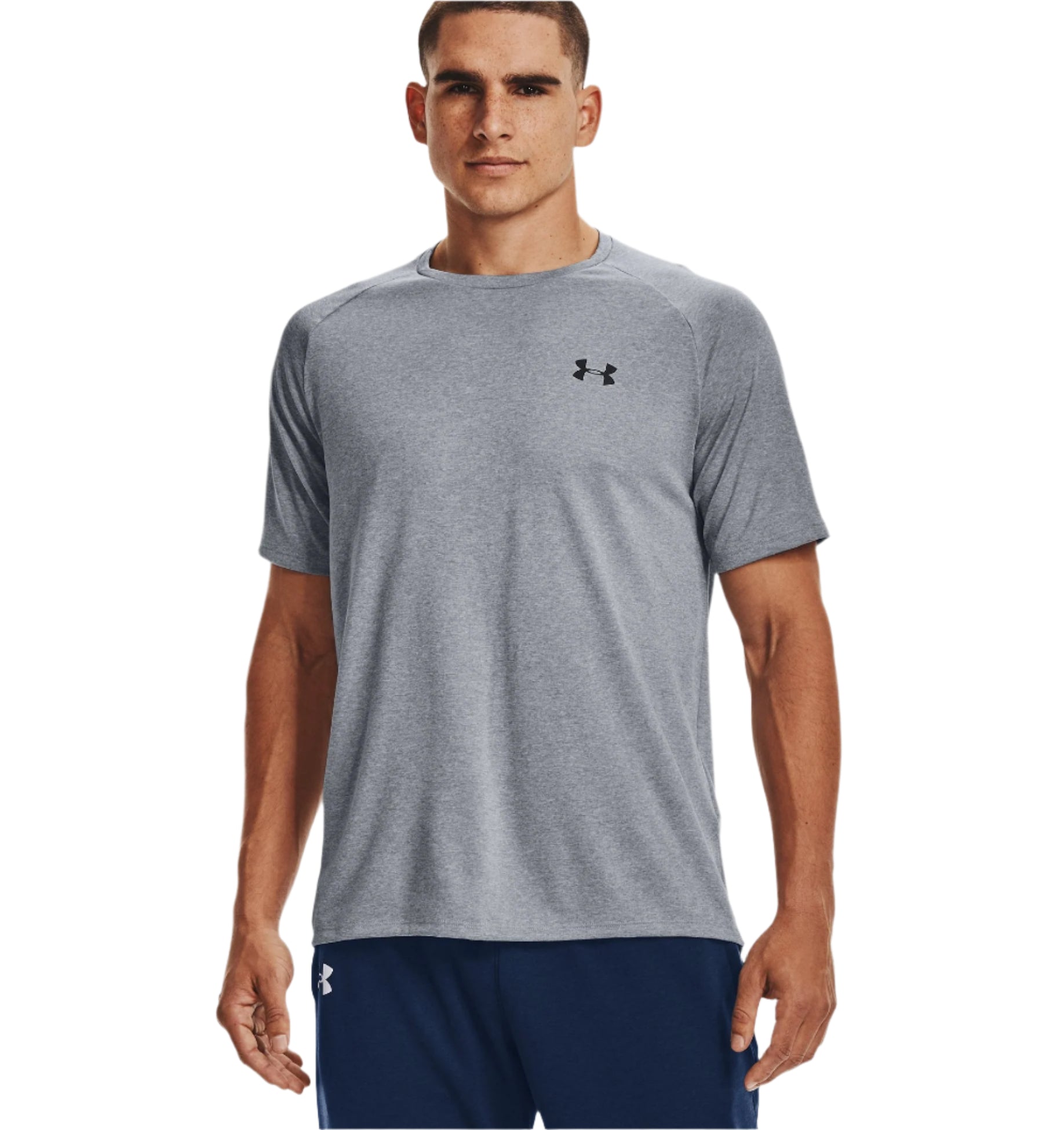 Under Armour Men's Tech 2.0 SS Tee Apparel Under Armour Steel Light Heather-036 XSmall