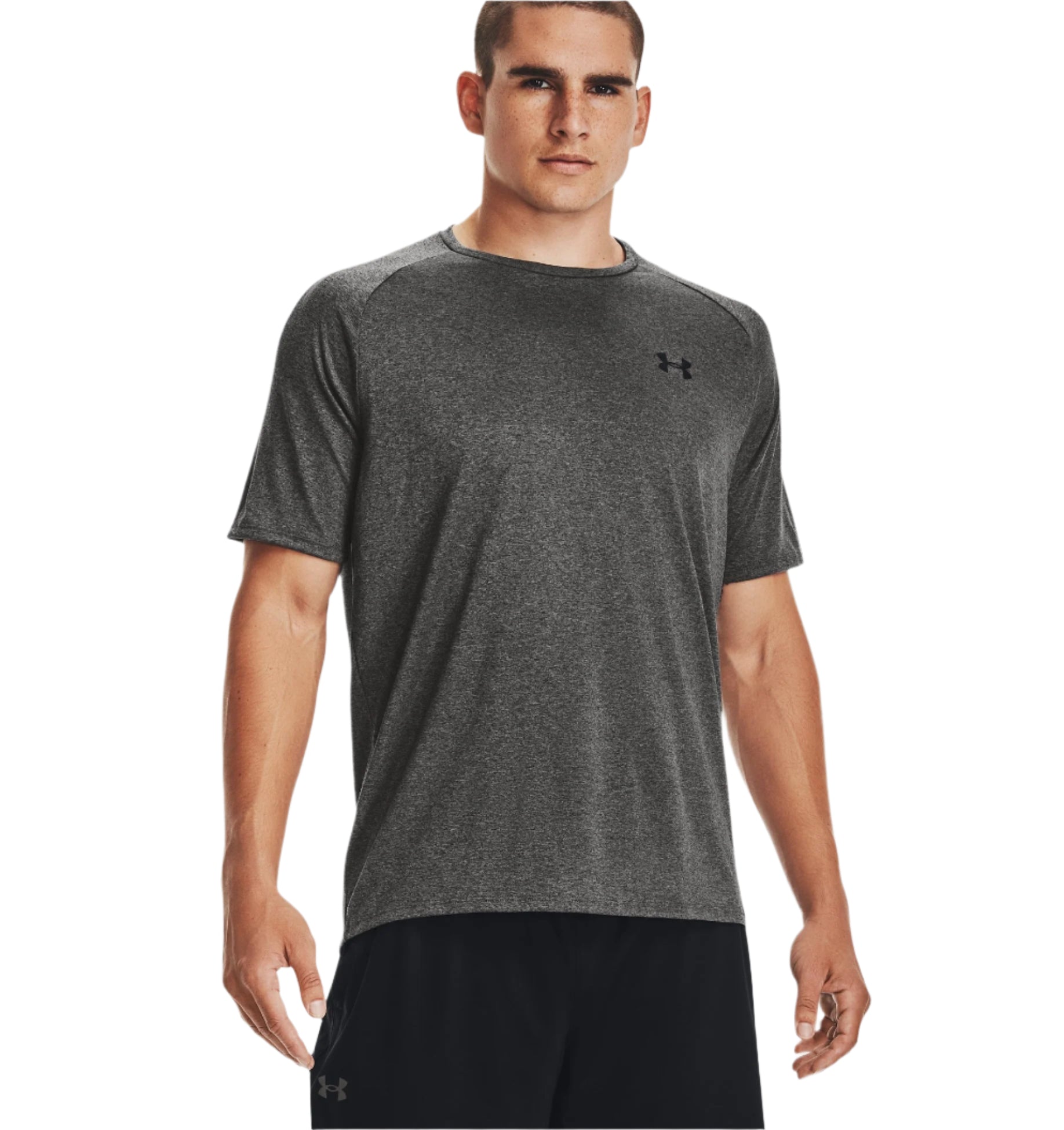 Under Armour Men's Tech 2.0 SS Tee Apparel Under Armour Carbon Heather-090 XSmall