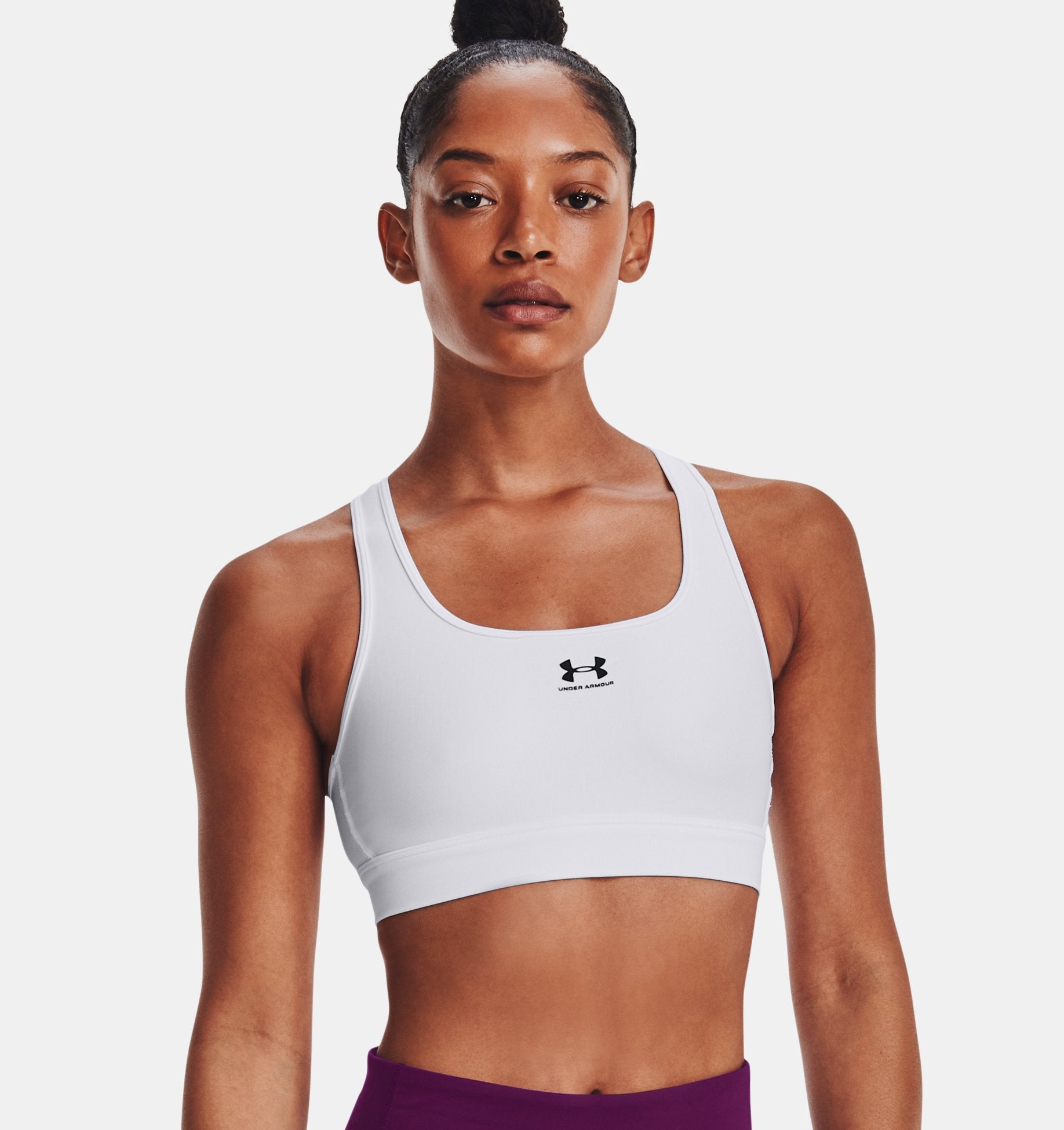 Under Armour Women Mid Keyhole, High Support Sports Bra with