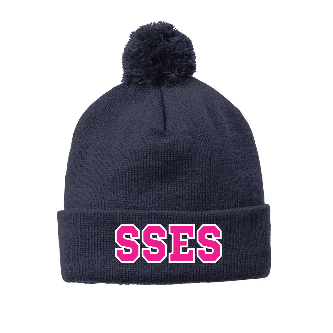 SSES Viki Soto 5K Pom Pom Hat Logowear Viki Soto 5K Navy