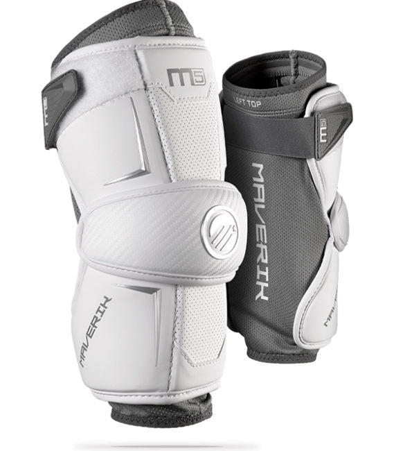 Maverik Men's M5 Arm Pad 2023 Equipment Cascade/Maverik Small White