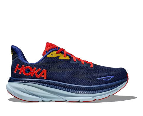 Hoka Men's Clifton 9 Footwear Hoka One One Bellwether Blue/Dazzling Blue-BBDGB 7.5 Medium-D