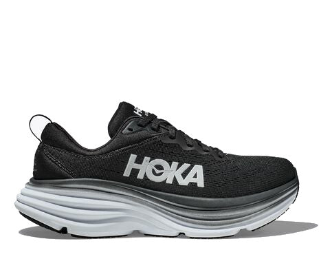 Hoka Women's Bondi 8 Footwear Hoka One One Black/White-BWHT 6 Medium