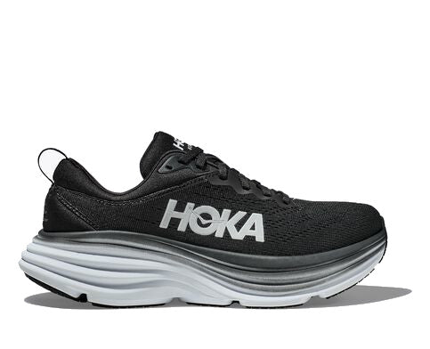 Hoka Women's Bondi 8 Footwear Hoka One One Black/White-BWHT 5.5 Medium