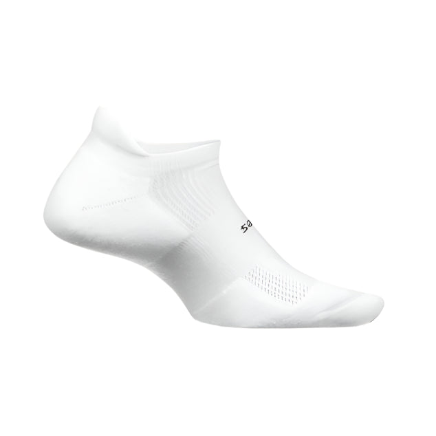 Feetures High Performance Cushion No Show Tab Apparel Feetures White Small