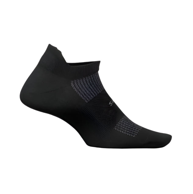 Feetures High Performance Cushion No Show Tab Apparel Feetures Black Small