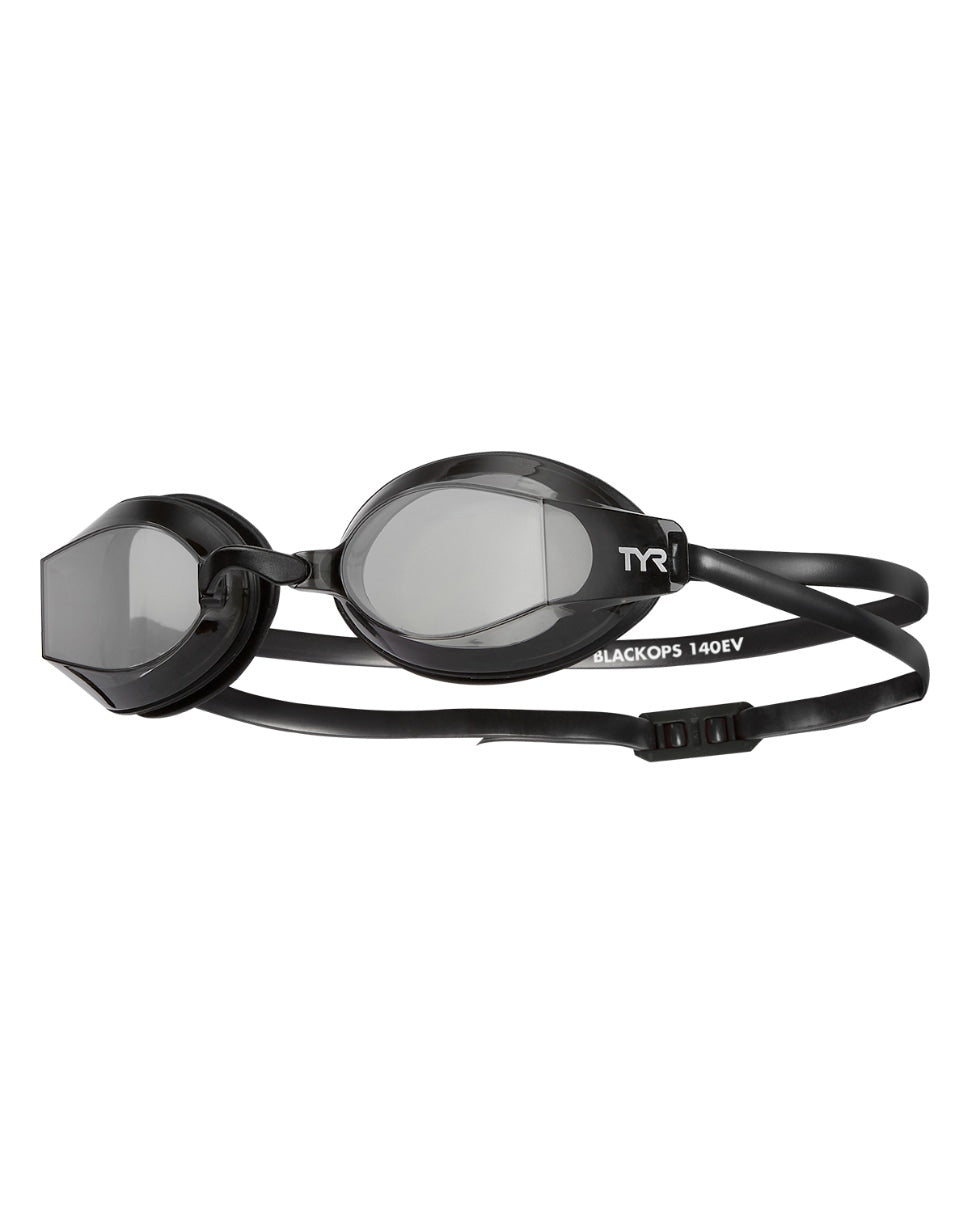 TYR BlackOps 140 EV Racing Adult Goggles Equipment TYR Smoke/Black  