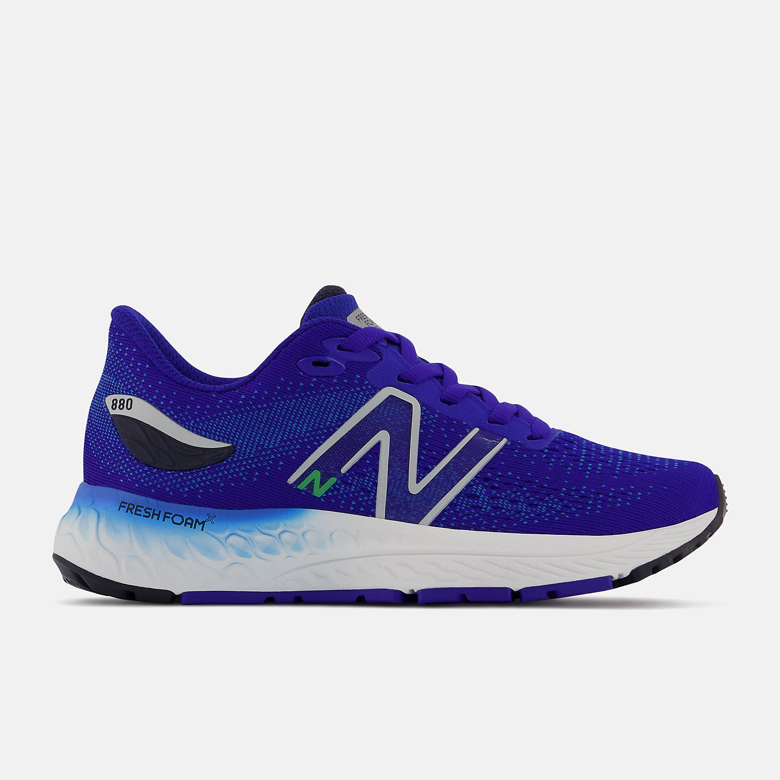 New Balance Kids Fresh Foam X 880V12 Ps Footwear New Balance 12.5 Blue/Vibrant Spring-S Medium