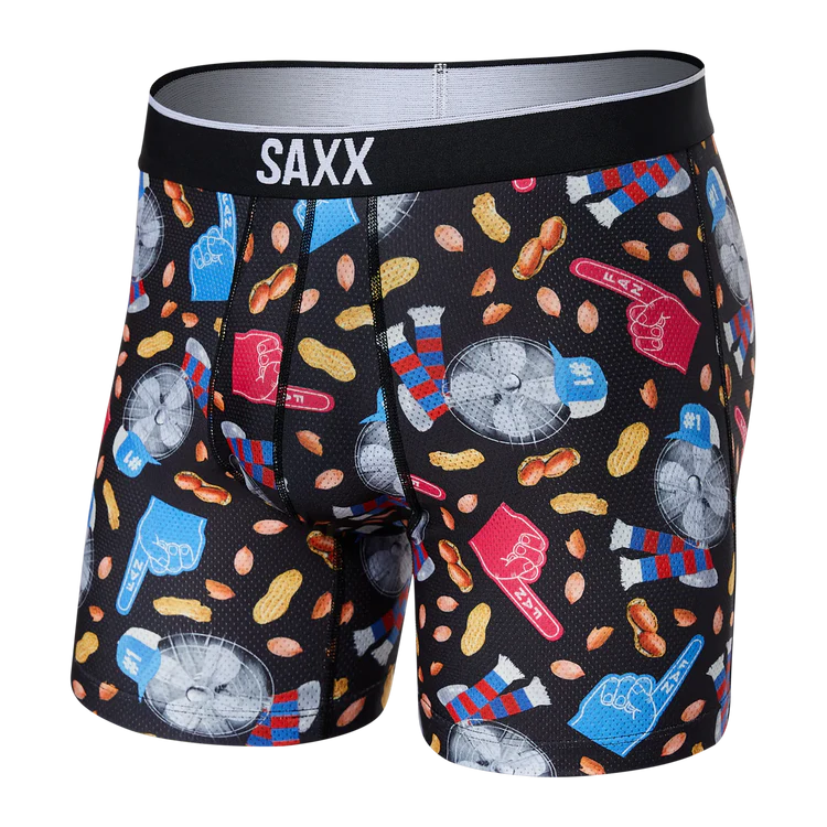 Saxx Mens Volt Boxer Brief Apparel SAXX Sports Fan Small