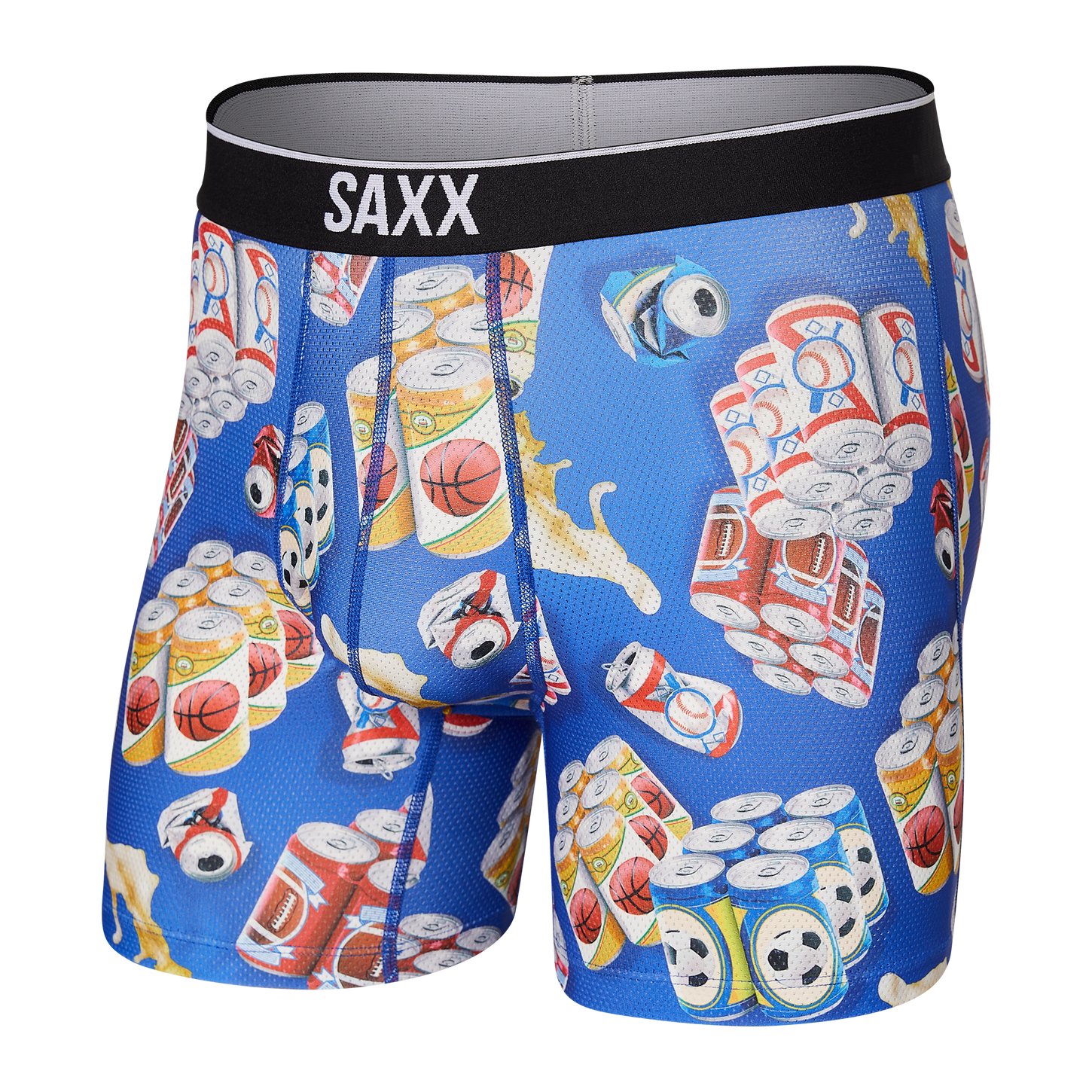 Saxx Mens Volt Boxer Brief Apparel SAXX Six Pack Sport Small