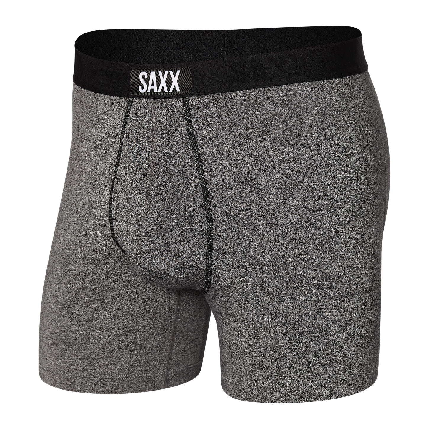 Saxx Men's Ultra Super Soft Boxer Brief Apparel SAXX Salt & Pepper Small