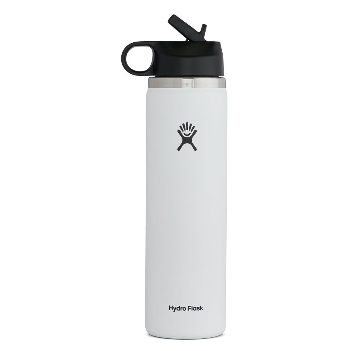 Hydro Flask 24 oz Wide Mouth w/ Straw Lid Accessories Hydro Flask White
