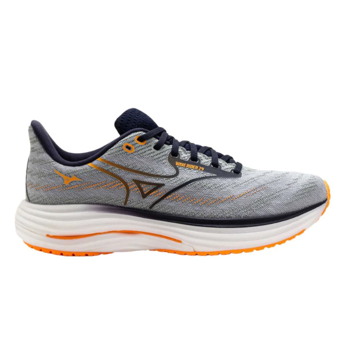 Mizuno Men's Wave Rider 29 Footwear Mizuno Harbor Mist/Baritone Blue-HM5S 7.5 Medium-D
