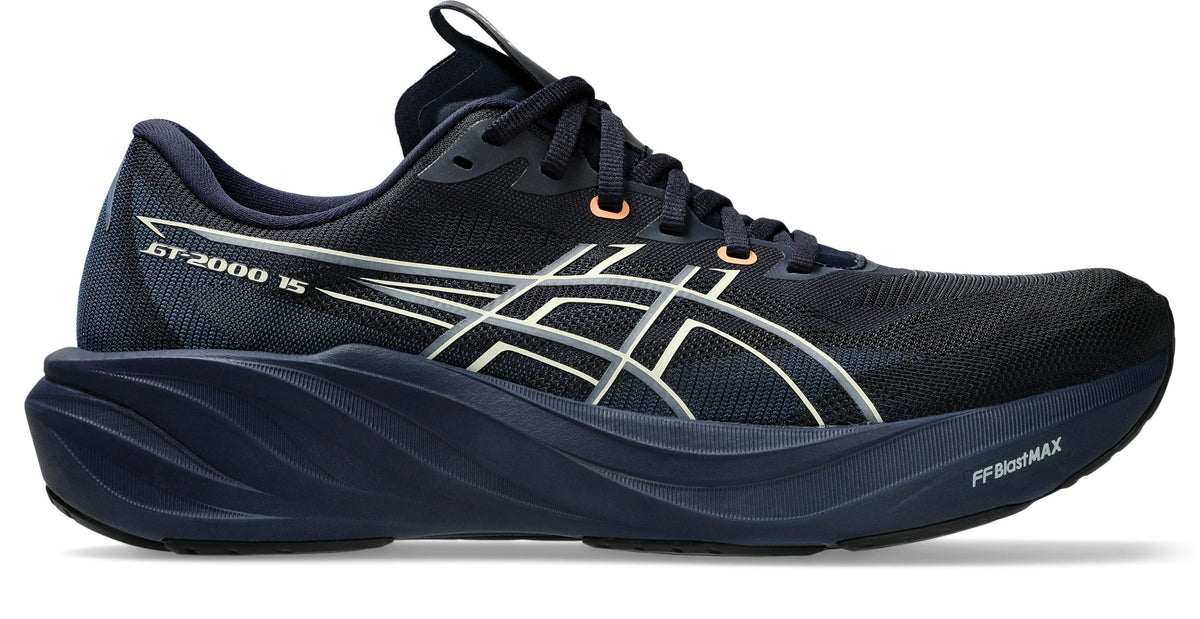 ASICS Men's GT-2000 v15 Footwear ASICS Midnight/Bright Sunstone-401 7.5 Medium-D
