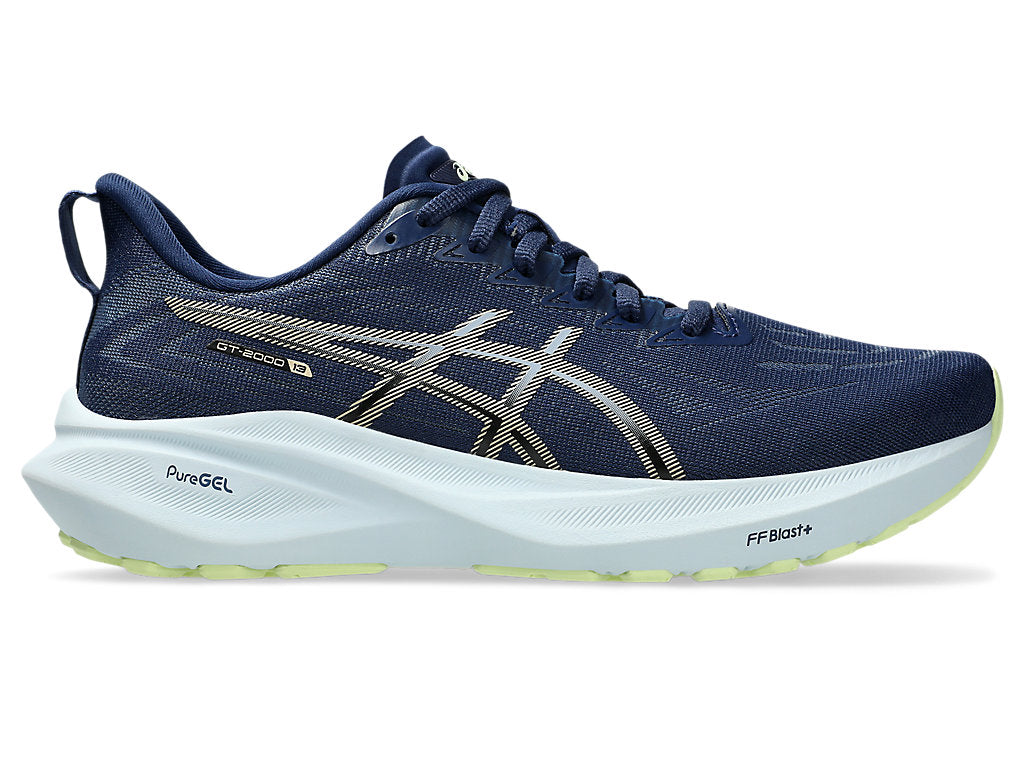 ASICS Women's GT-2000 v13 Footwear ASICS Blue Expanse/Champagne-400 6 Medium-B