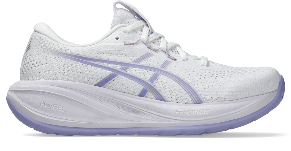 ASICS Women's Gel-Cumulus 28 Footwear ASICS White/Bluebell-101 6