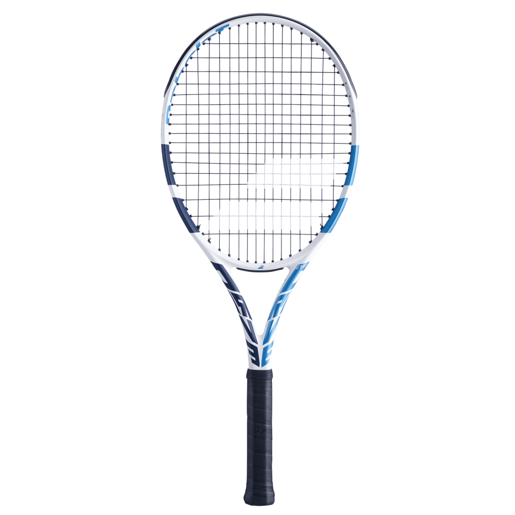 Babolat EVO Drive Tennis Racquet Equipment Babolat 4(0) White/Blue-136 