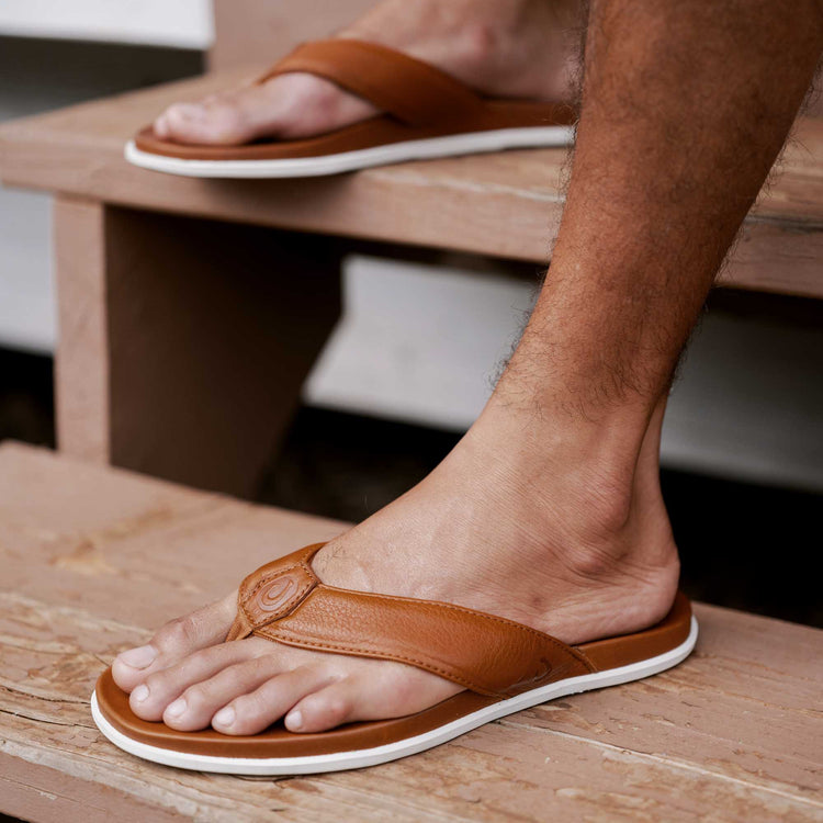 Olukai Men's Olali Leather Sandals Footwear Olukai