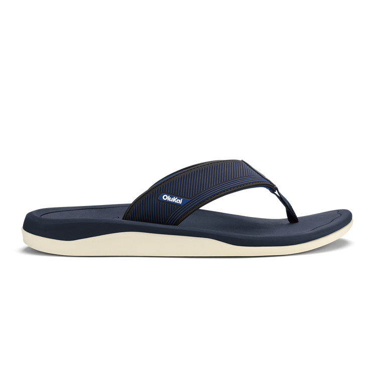 Olukai Men's 'Ahi Kai Sandal Footwear Olukai Trench Blue/Trench Blue 7