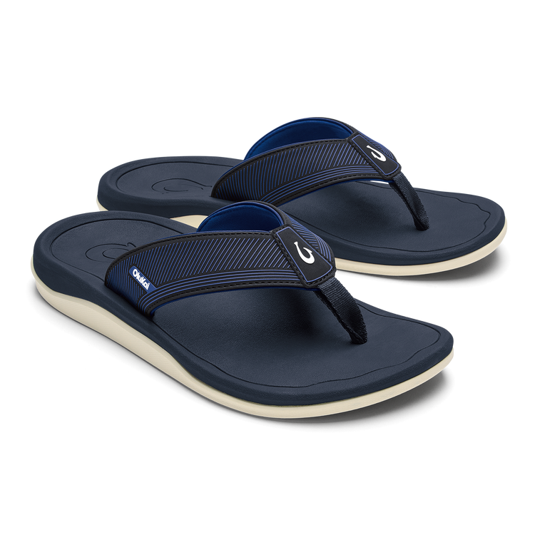 Olukai Men's 'Ahi Kai Sandal Footwear Olukai Trench Blue/Trench Blue 7