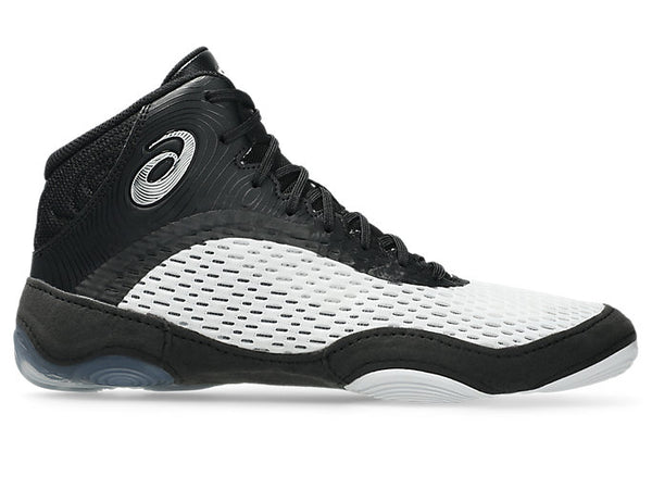 ASICS WRESTLING メンズシューズ ブラック/ホワイト ASICS Men's Split Elite Wrestling Shoe