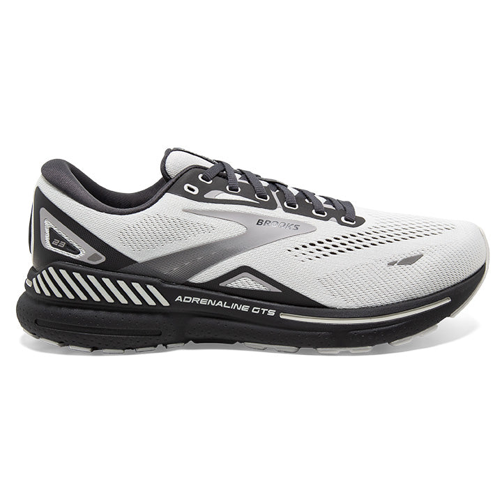 Brooks Men's Adrenaline GTS 23 Footwear Brooks Oyster/Ebony/Alloy-065 7.5 Medium-D